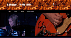 Desktop Screenshot of karaokefromhell.com